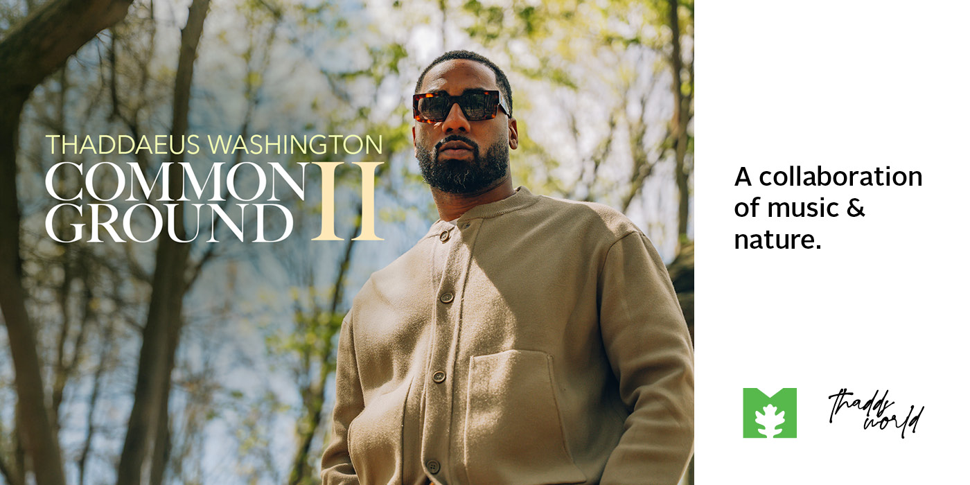 An album of twenty original recordings by Toledo musician Thaddaeus Washington is a collaboration between music and nature, incorporating sounds from local Metroparks. Available Wednesday, May 20.