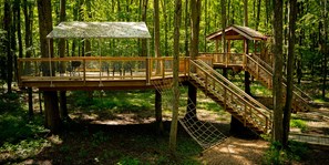 Treehouse Village Tent Platform - The Lair